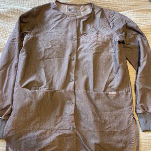 Figs Scrub Jacket grey